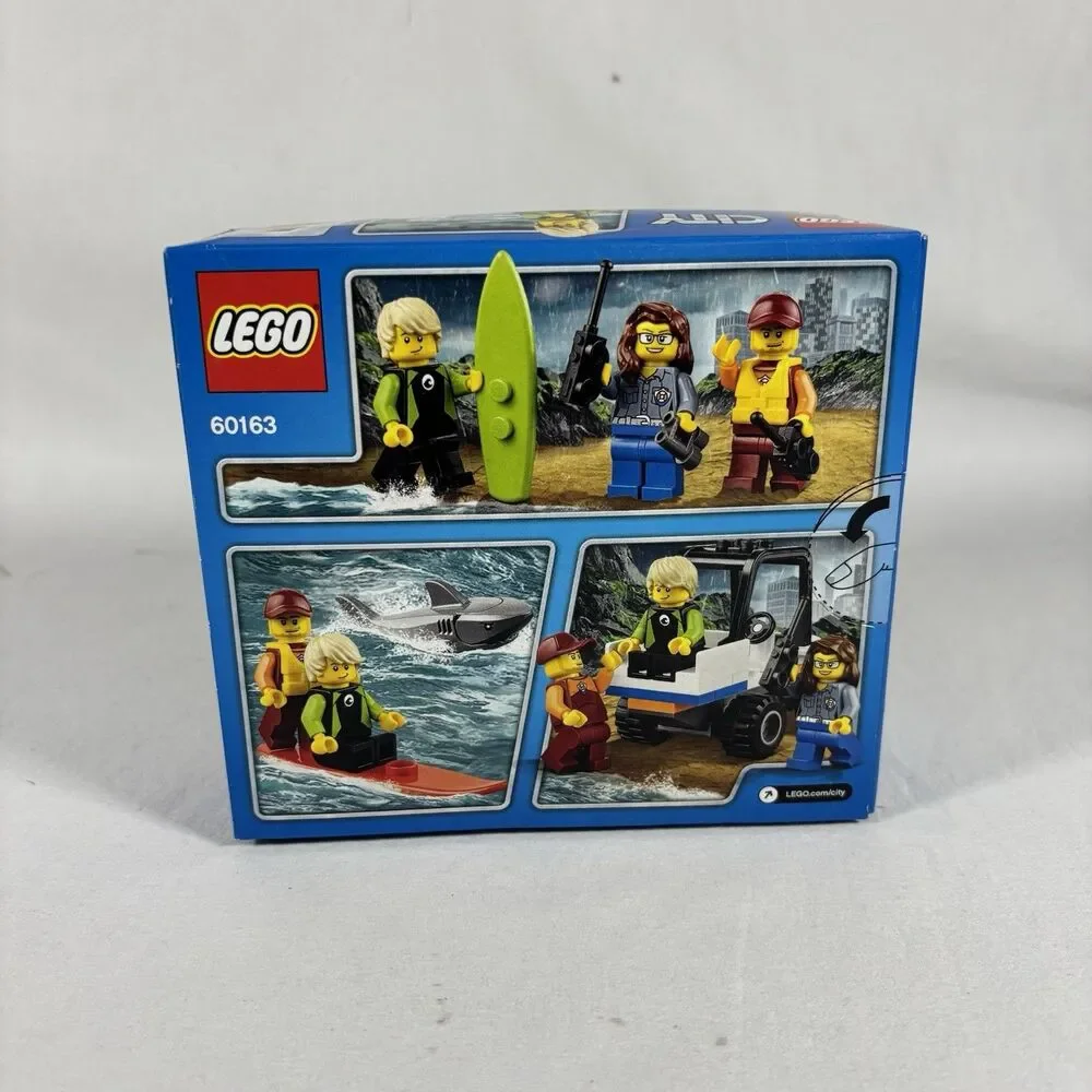 LEGO City 60163 Coast Guard Starter Set 76 Pieces Complete Boxed